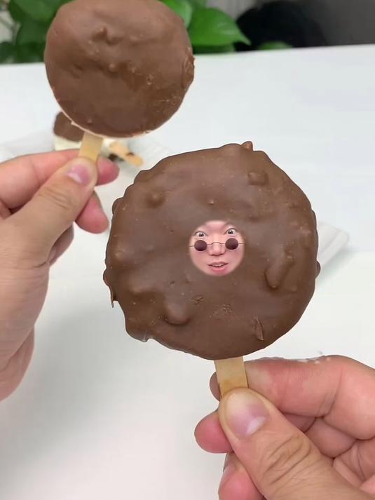 我变成了自制雪糕 冬天吃雪糕最爽了