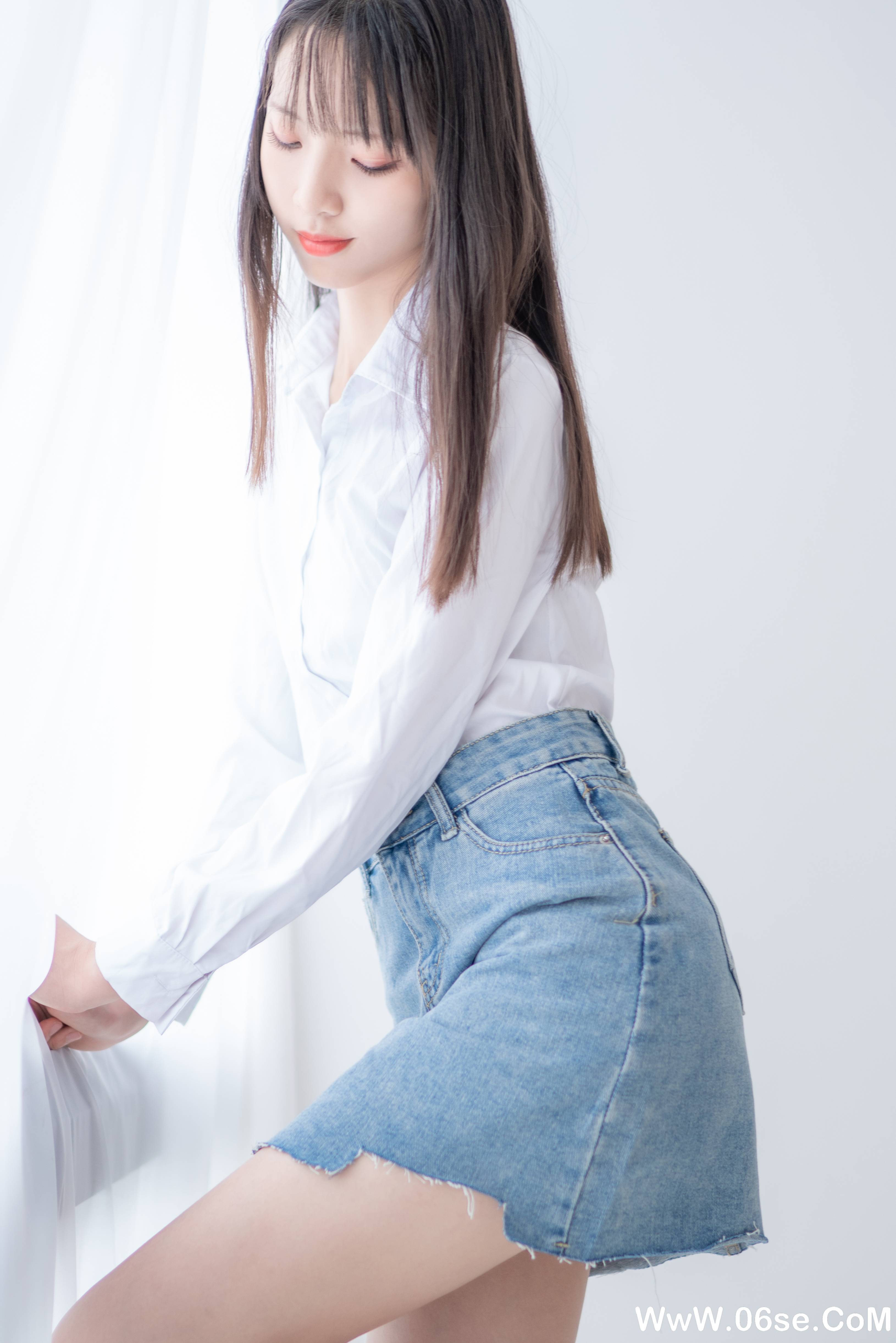 图片[20]-西瓜少女 NO.017 –  衬衫牛仔裙 [61P297M]-六色网