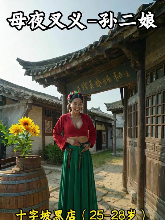 孙二娘：十字坡前卖人肉，梁山寨里逞英豪！
