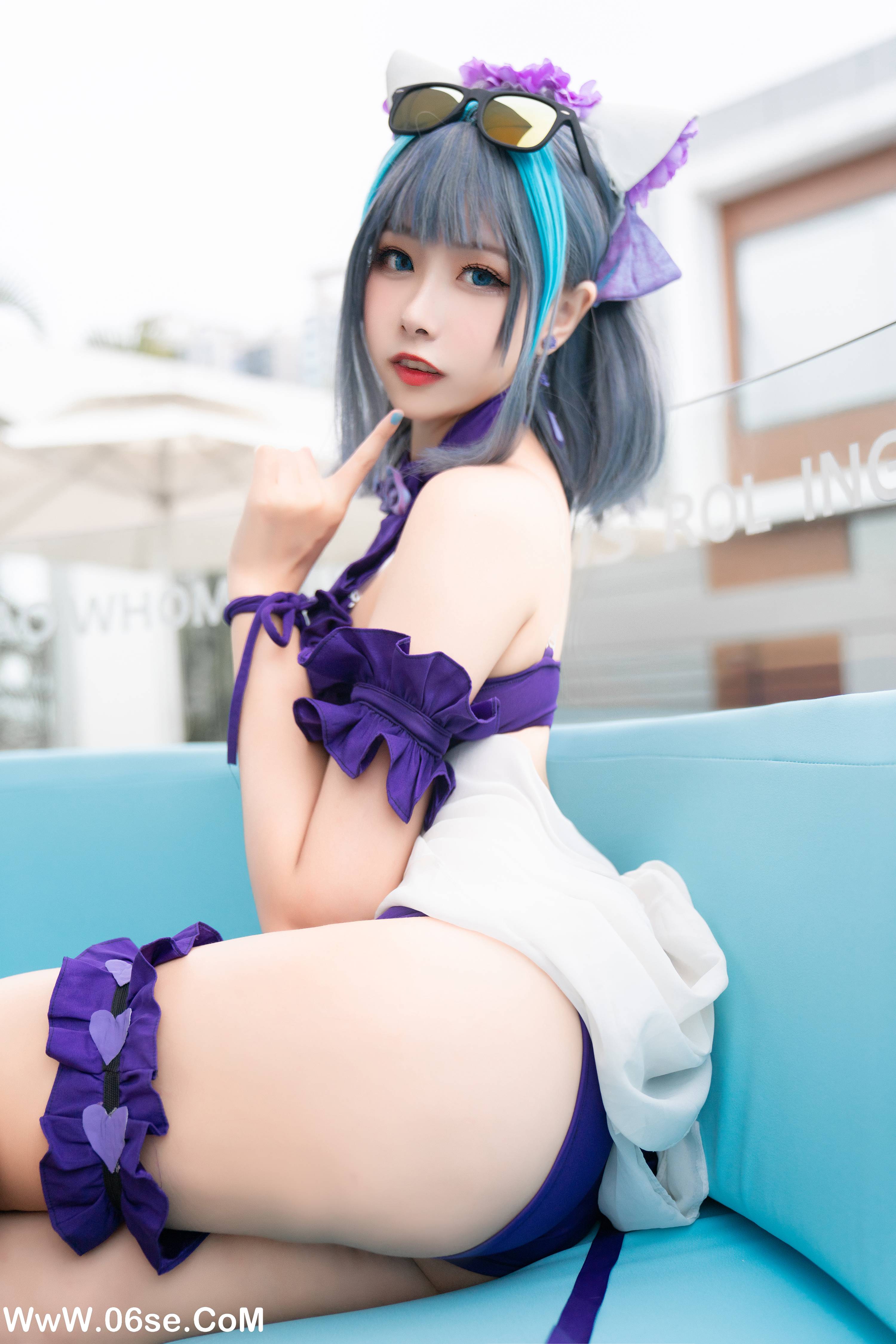 图片[39]-Momoko葵葵 NO.018 – 柴郡水着[40P+1V313M]-六色网