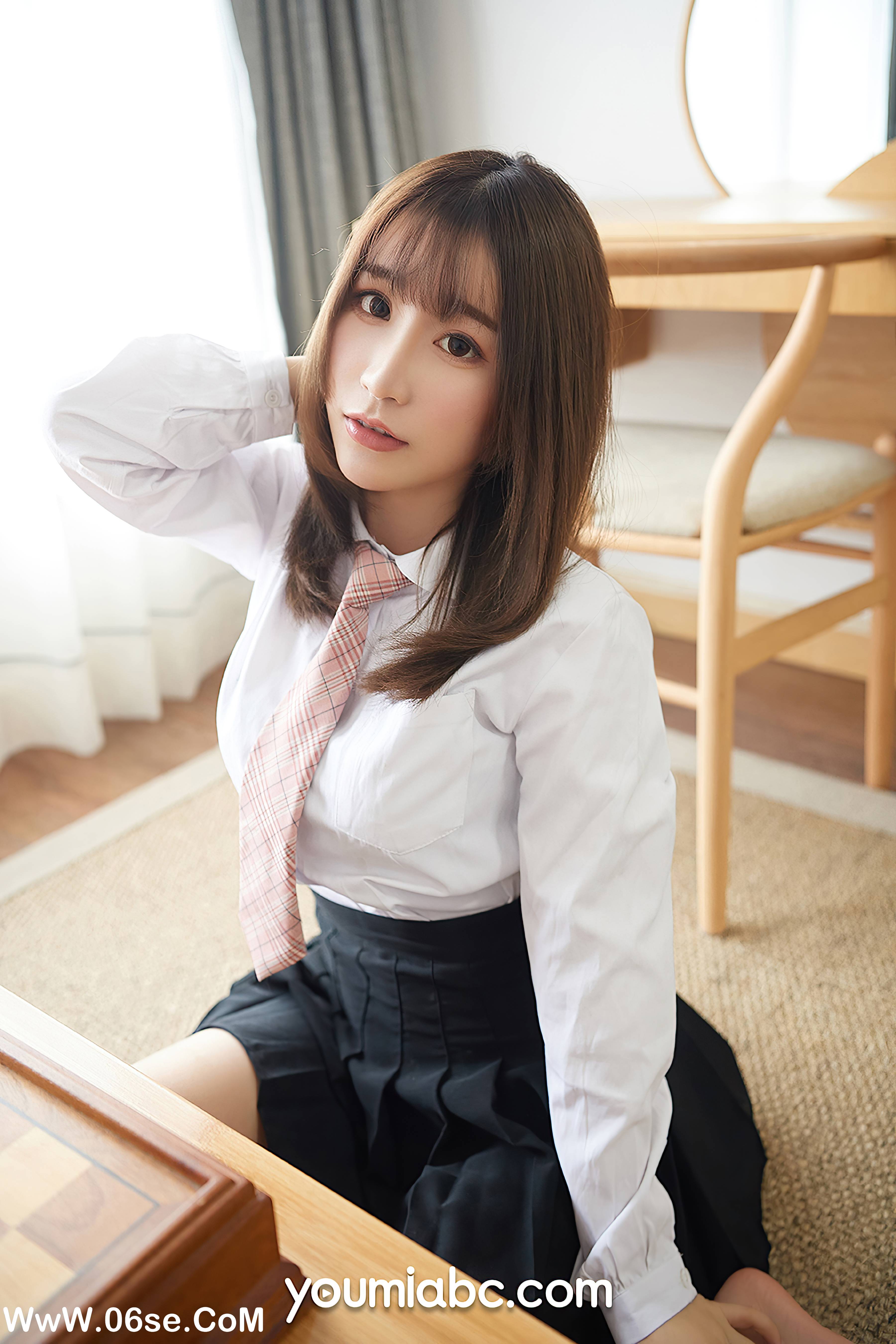 图片[8]-[YouMei尤美] 2020.05.03 学生妹の制服诱惑 绯月樱-Cherry[49+1P787M]-六色网