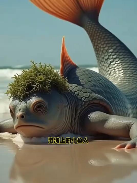 海边奇遇：萌鱼人兄妹的搞笑日常，笑到肚子疼