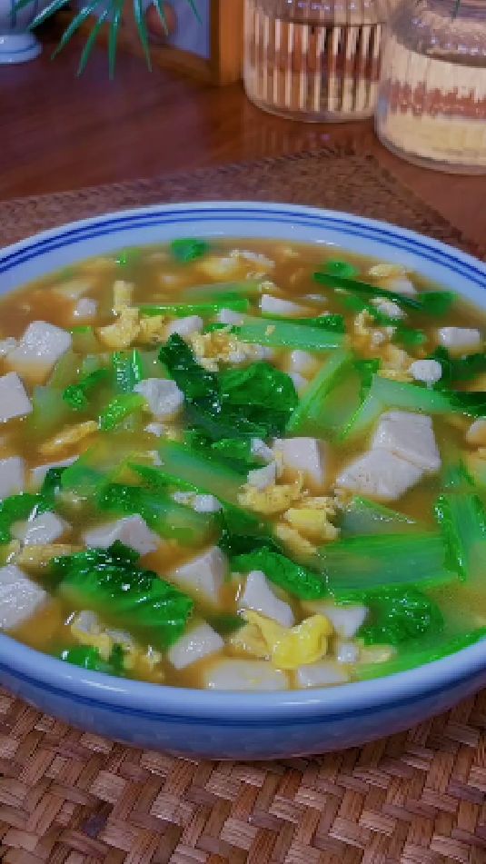 白菜炖豆腐的做法