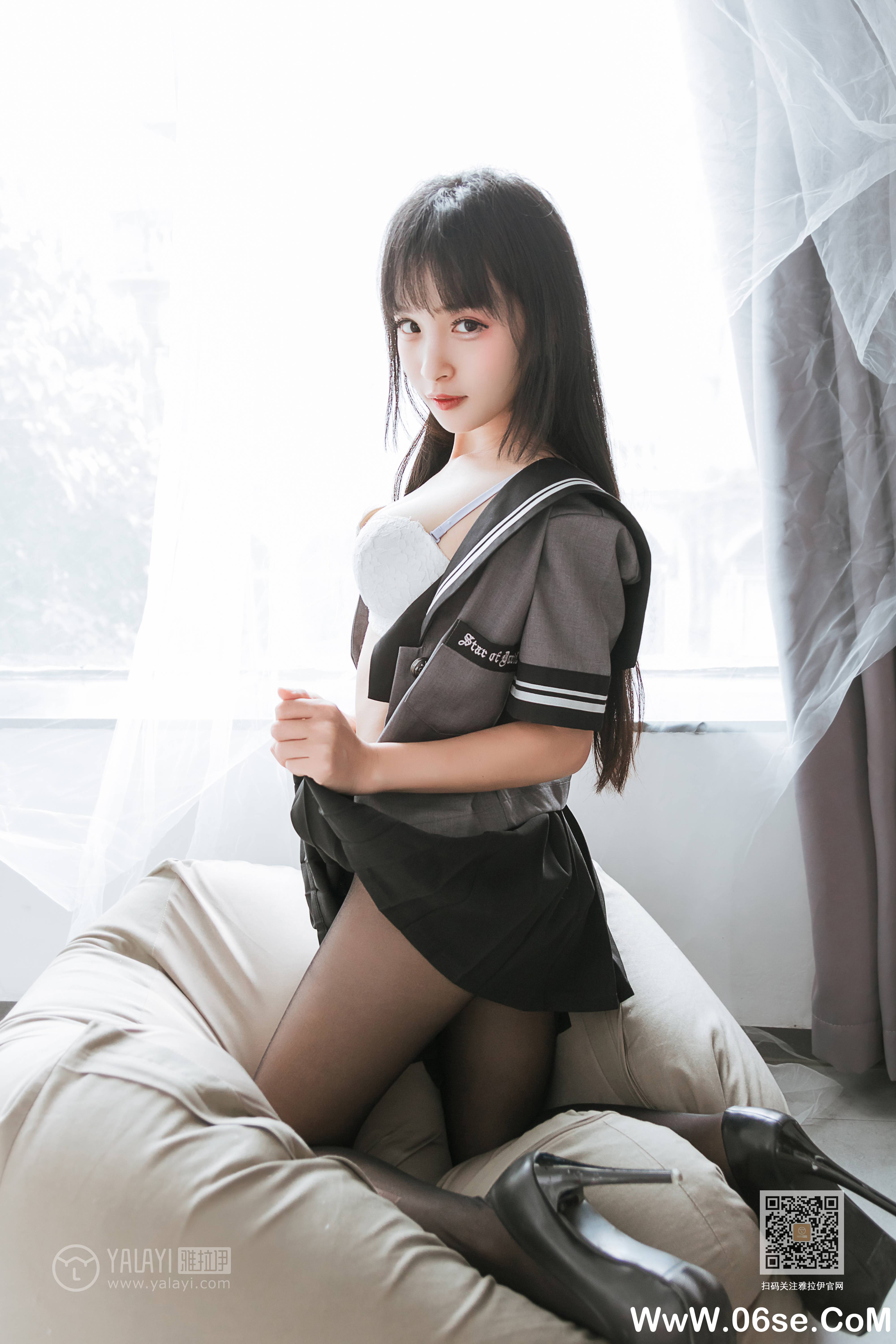 图片[37]-[YALAYI雅拉伊] 2020.04.10 NO.600 艾丽《疯狂的jk学妹》[42P+1P379M]-六色网
