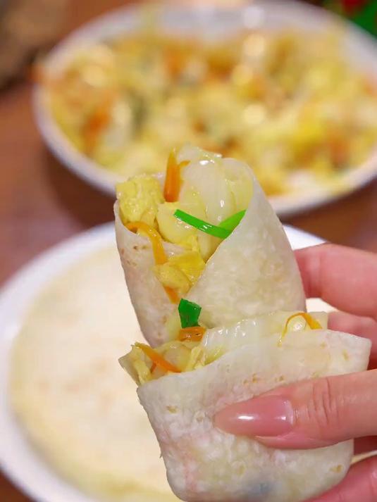 孩子爱吃的春饼卷菜