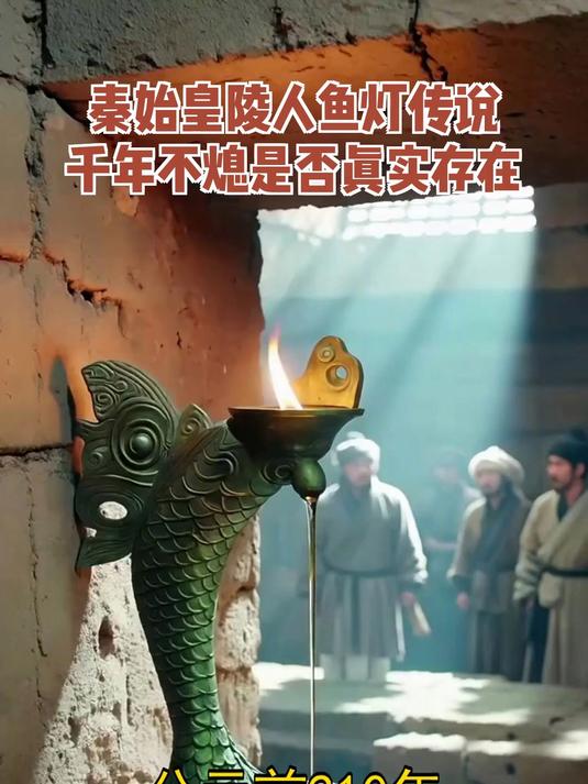 秦始皇陵人鱼灯传说,千年不熄是否真实存在?