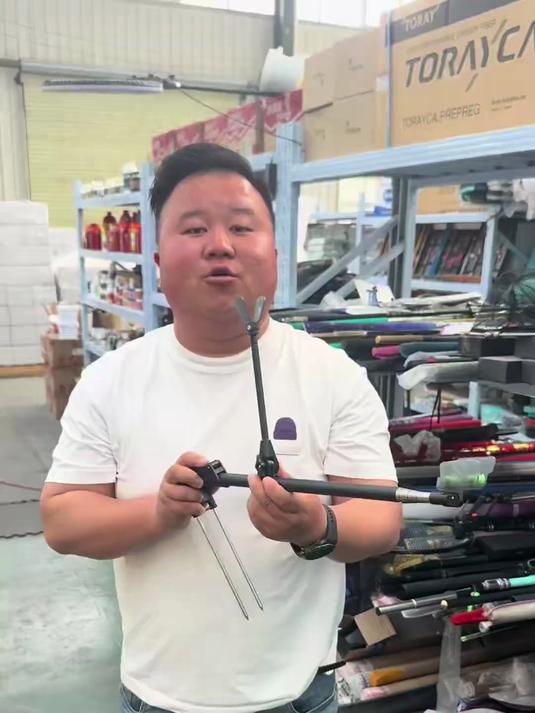 加粗加厚黑金刚竞技炮台支架 带旋转升级加长地叉#钓鱼支架##支架钓鱼架杆#