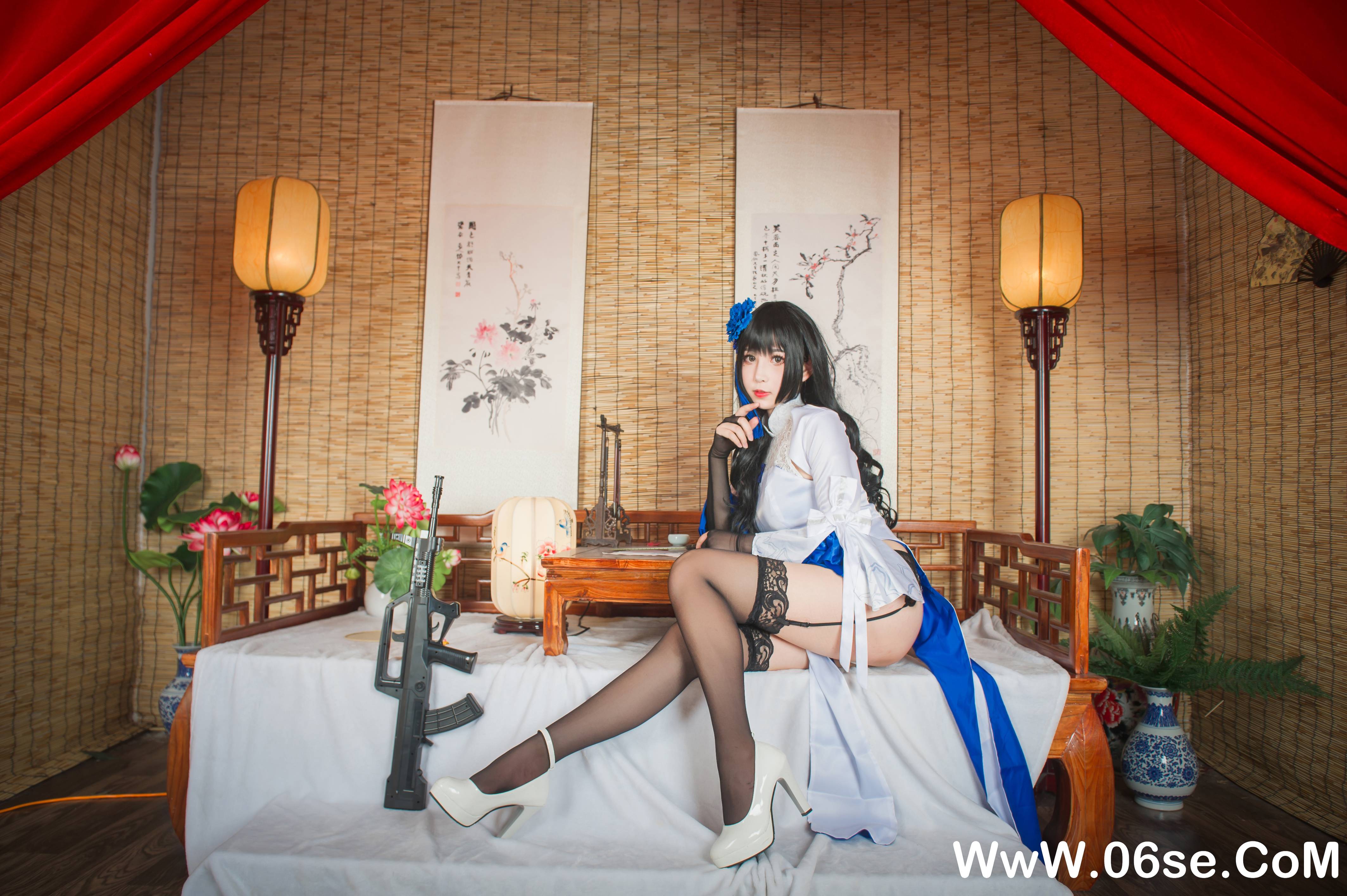 图片[16]-黑米粥 NO.003 –  95式玉玲珑旗袍 [23P122M]-六色网
