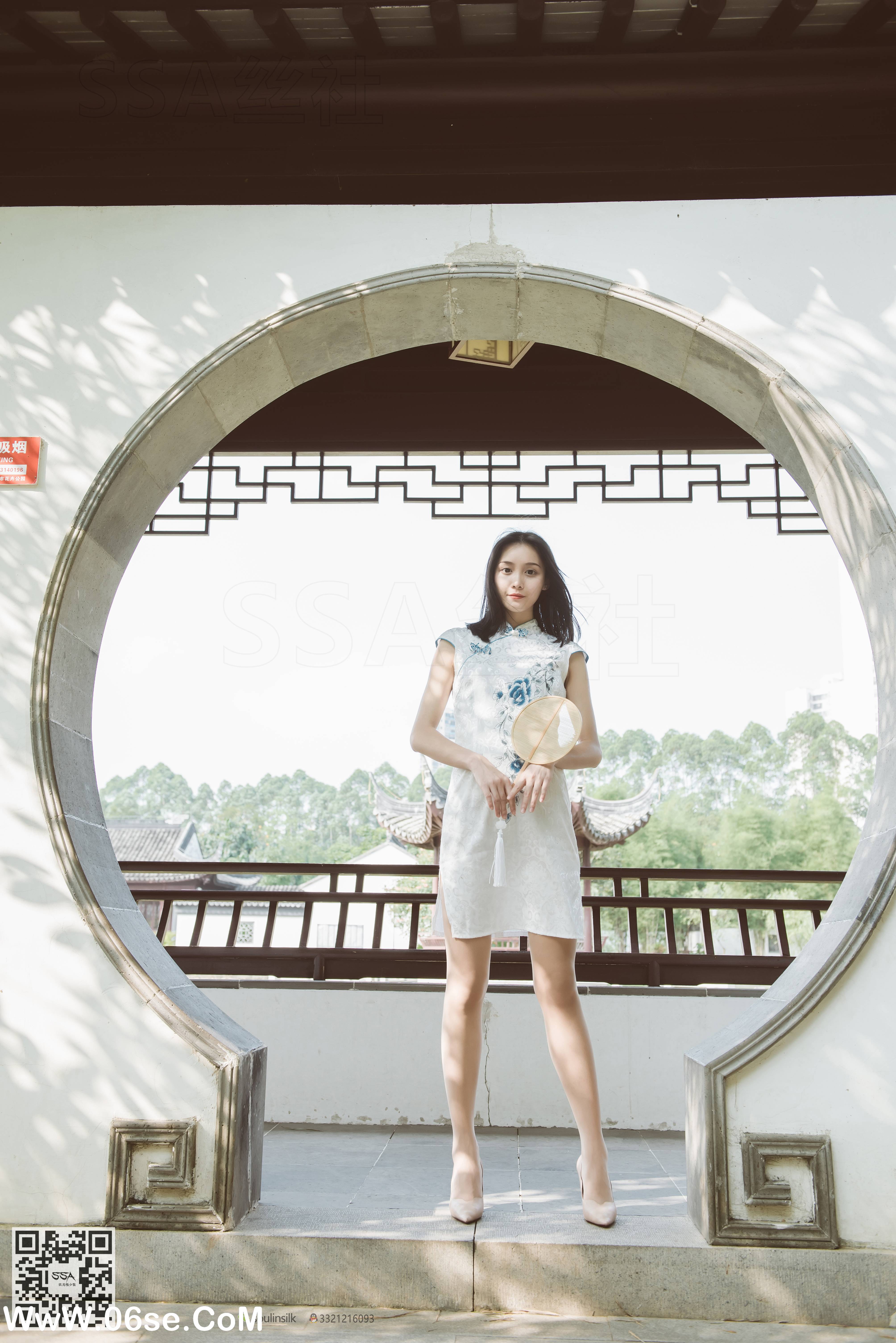 图片[105]-[SSA丝社] NO.111 君君 腿模君君的旗袍秀[163P1.56G]-六色网