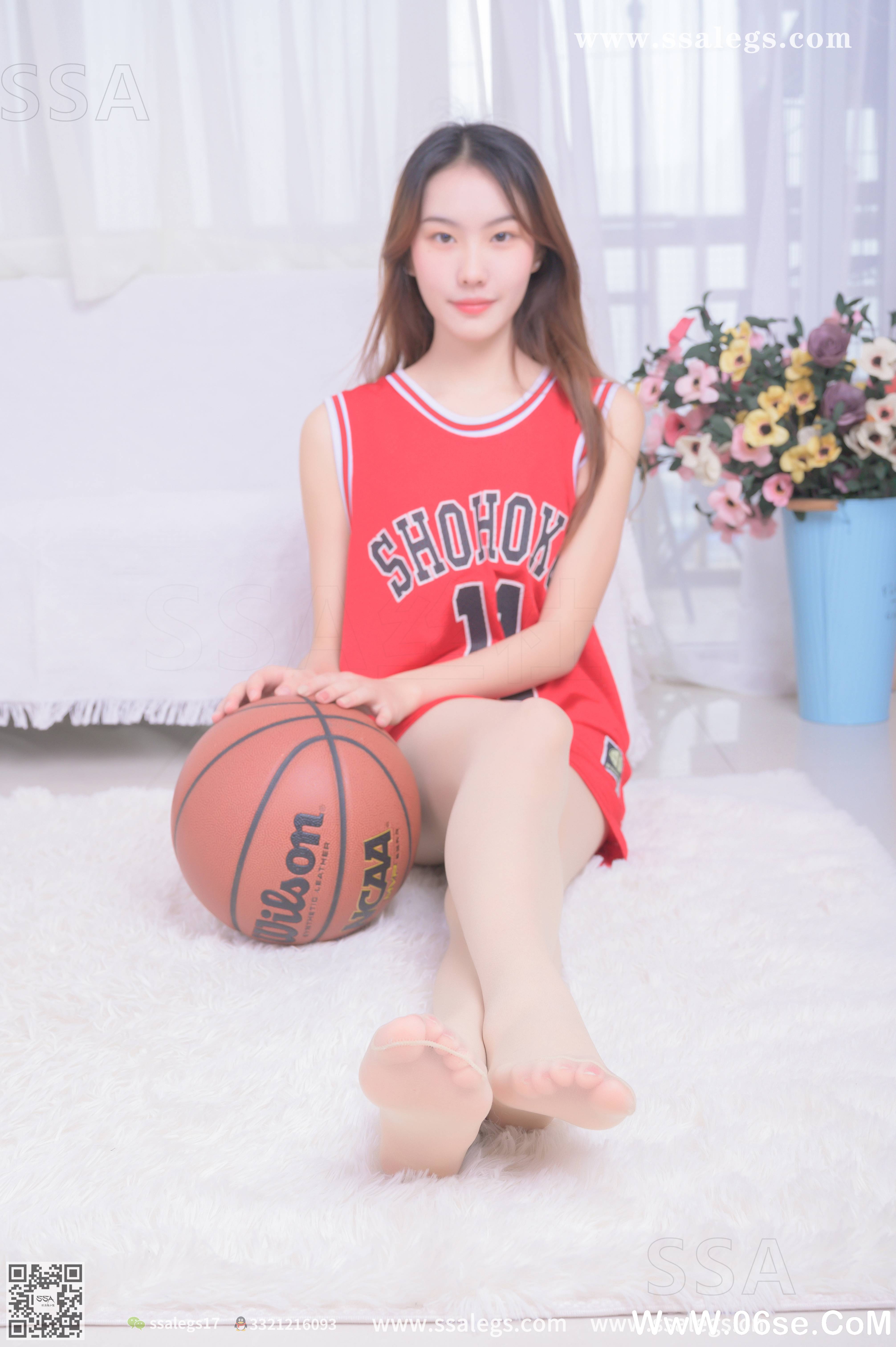 图片[33]-[SSA丝社] NO.325 素素小姐姐放假在家穿丝袜陪你玩篮球(下)[127P1.38G]-六色网