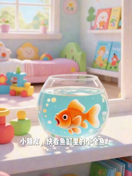 儿童海洋科普《小金鱼为什么能在鱼缸里呼吸?》