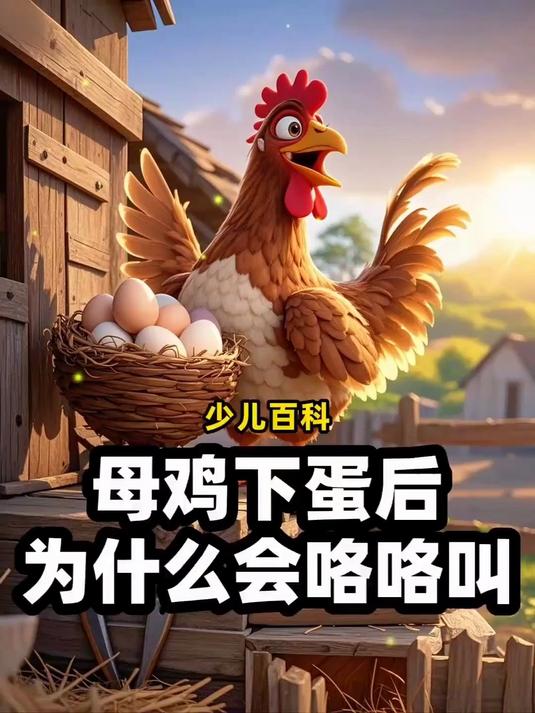 母鸡下蛋后为什么会咯咯叫?