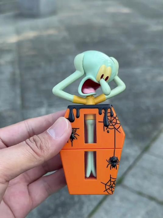这个章鱼哥玩具真好玩