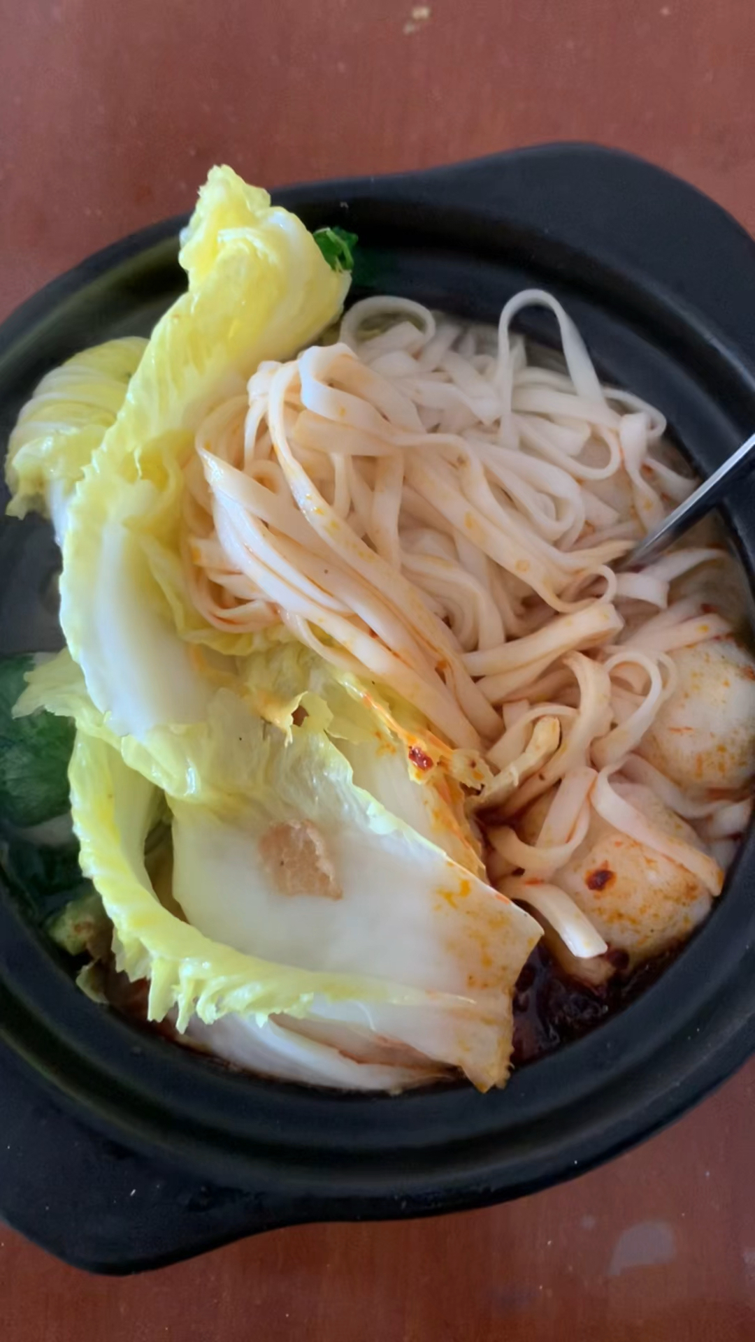 万年不变,美味砂锅面(一个人的午餐)