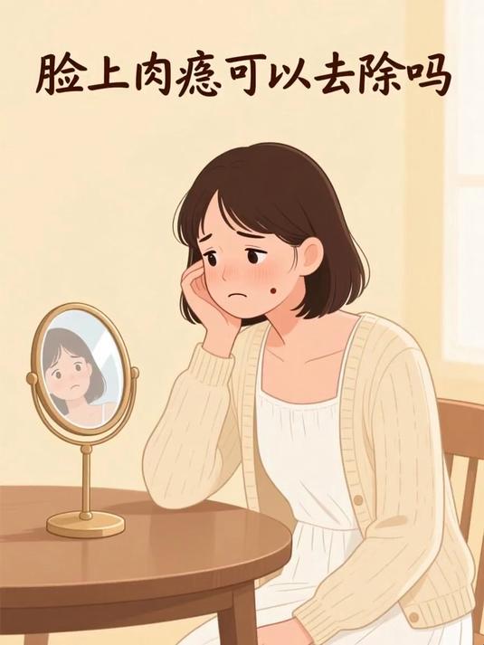 脸上肉痣可以去除吗 #健康扬帆季#