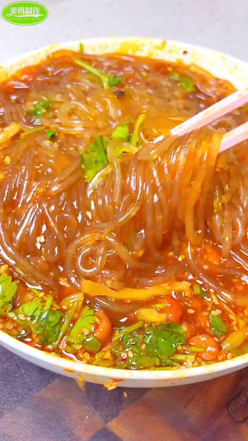 重庆酸辣粉这样做