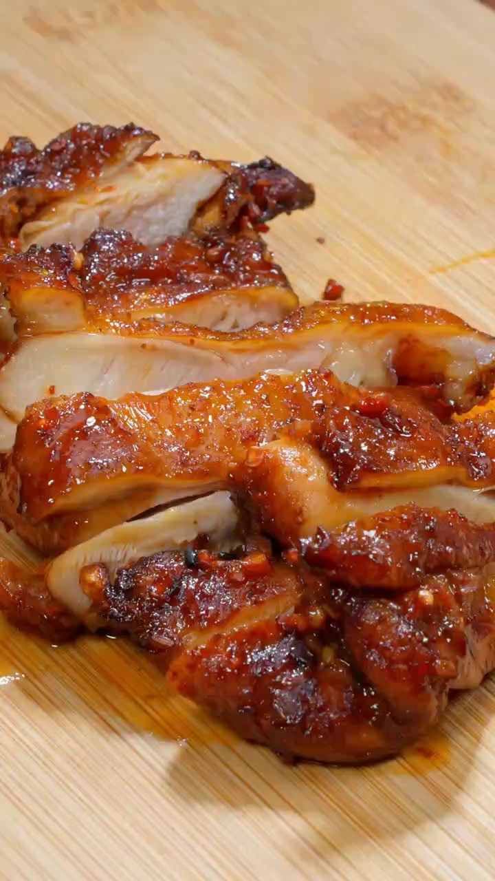 鲜嫩多汁的香辣鸡排