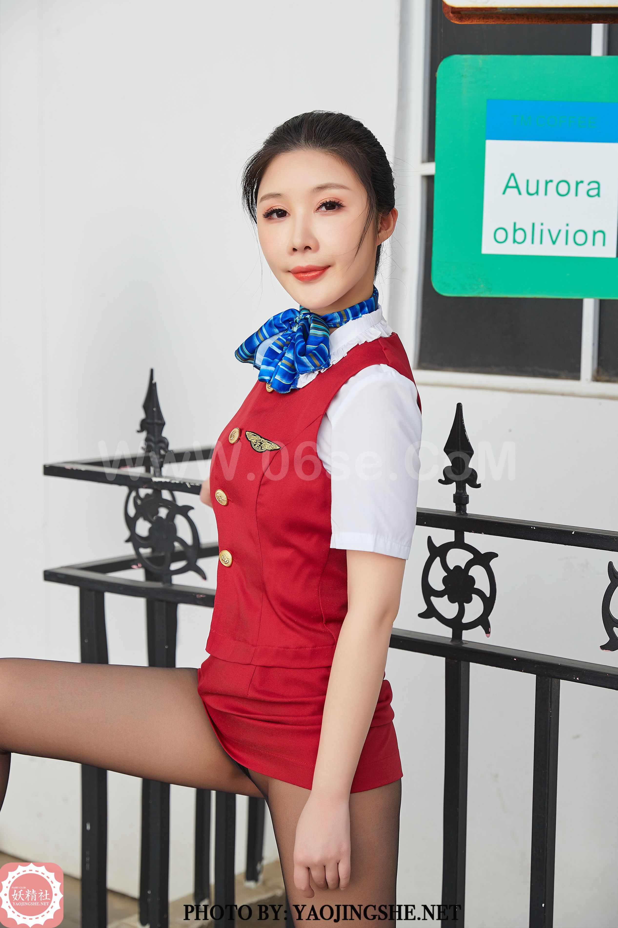 图片[9]-[YaoJingShe 妖精社] T2017《美琪老师傅-空姐》[38P-251MB]-六色网