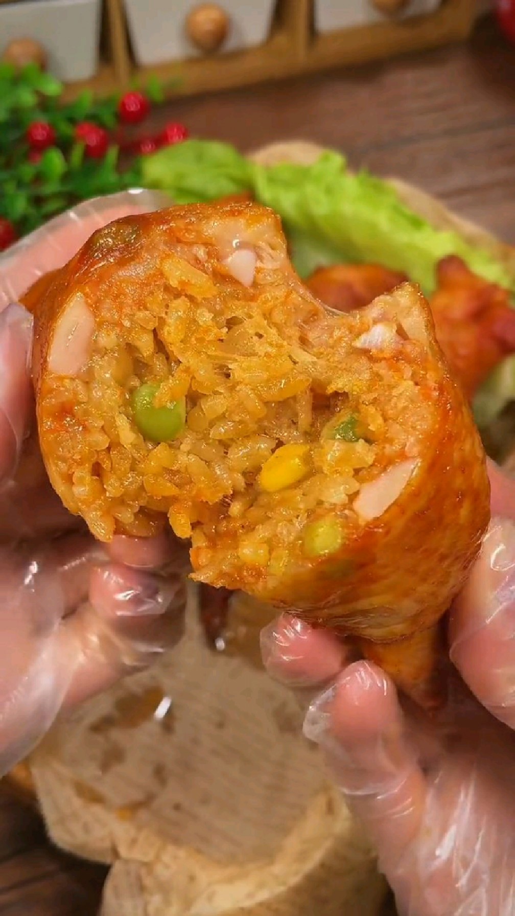 鸡翅包饭的做法空气炸锅?