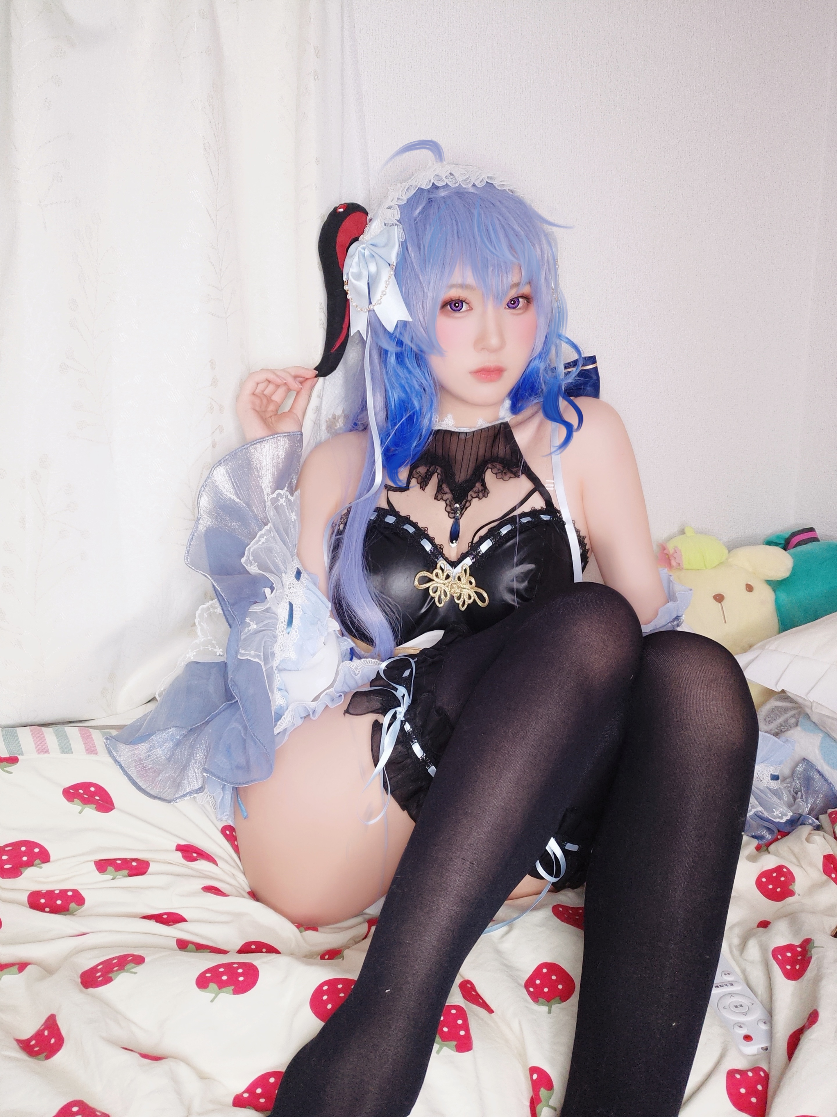 图片[25]-Yuki亭 NO.001 — 甘雨メイド [34P50M]-六色网