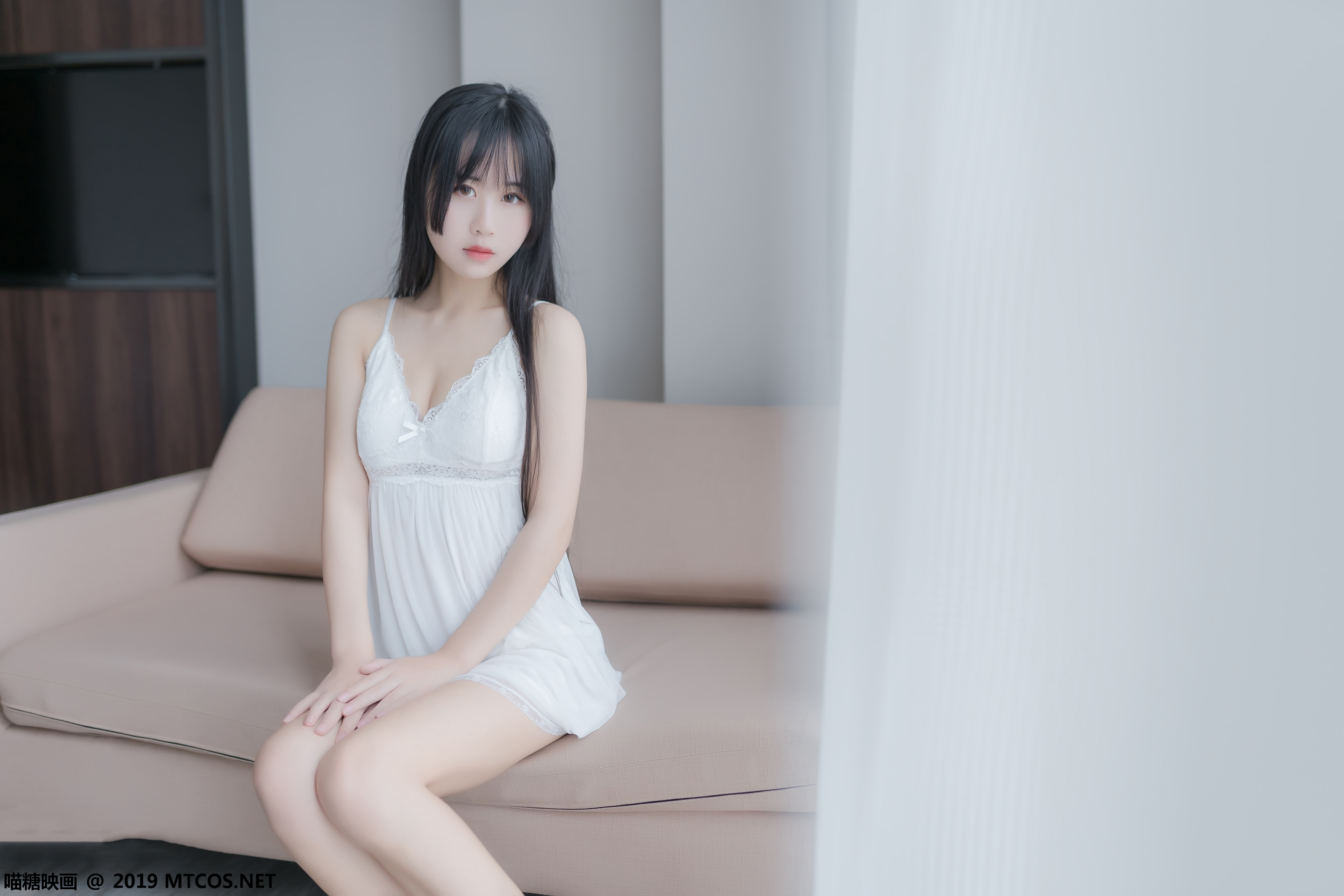 图片[39]-[MTCos] 喵糖映画 Vol.069 萌芽儿o0 白纱裙-六色网