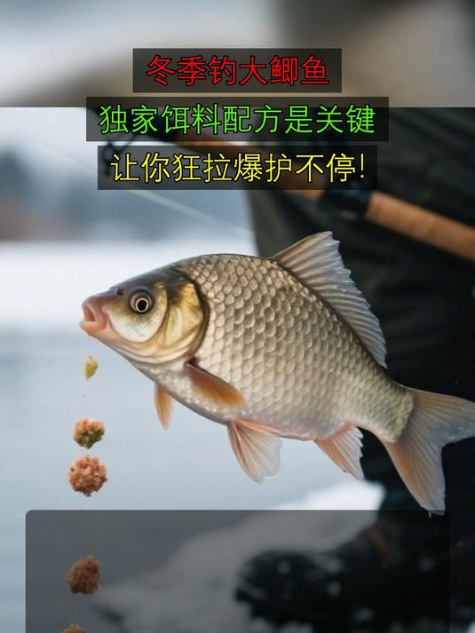 冬季钓大鲫鱼，独家饵料配方是关键，让你狂拉爆护不停！