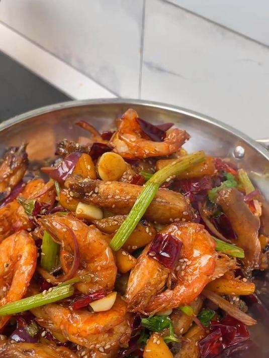 香辣可口的家常香辣虾