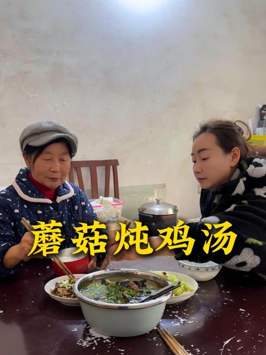 蘑菇炖鸡汤