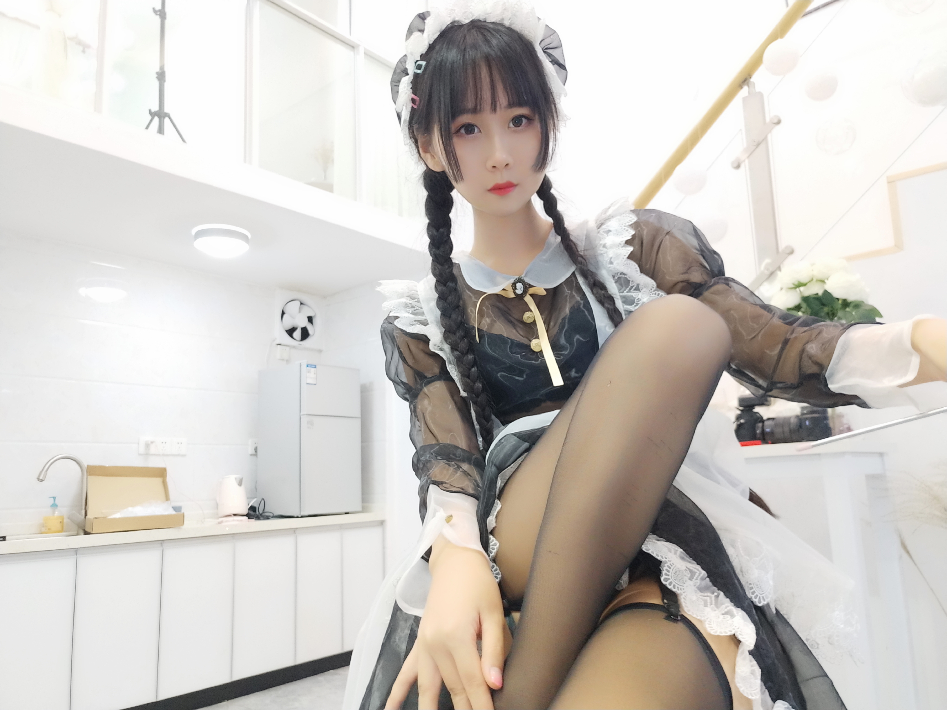 图片[12]-萌芽儿o0 NO.004 透明女仆自拍 [24P90M]-六色网