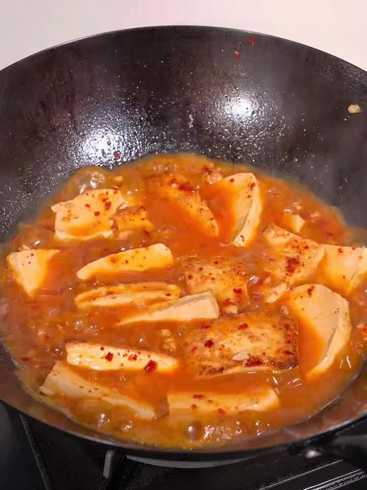 韭菜焖豆腐也太香啦吧