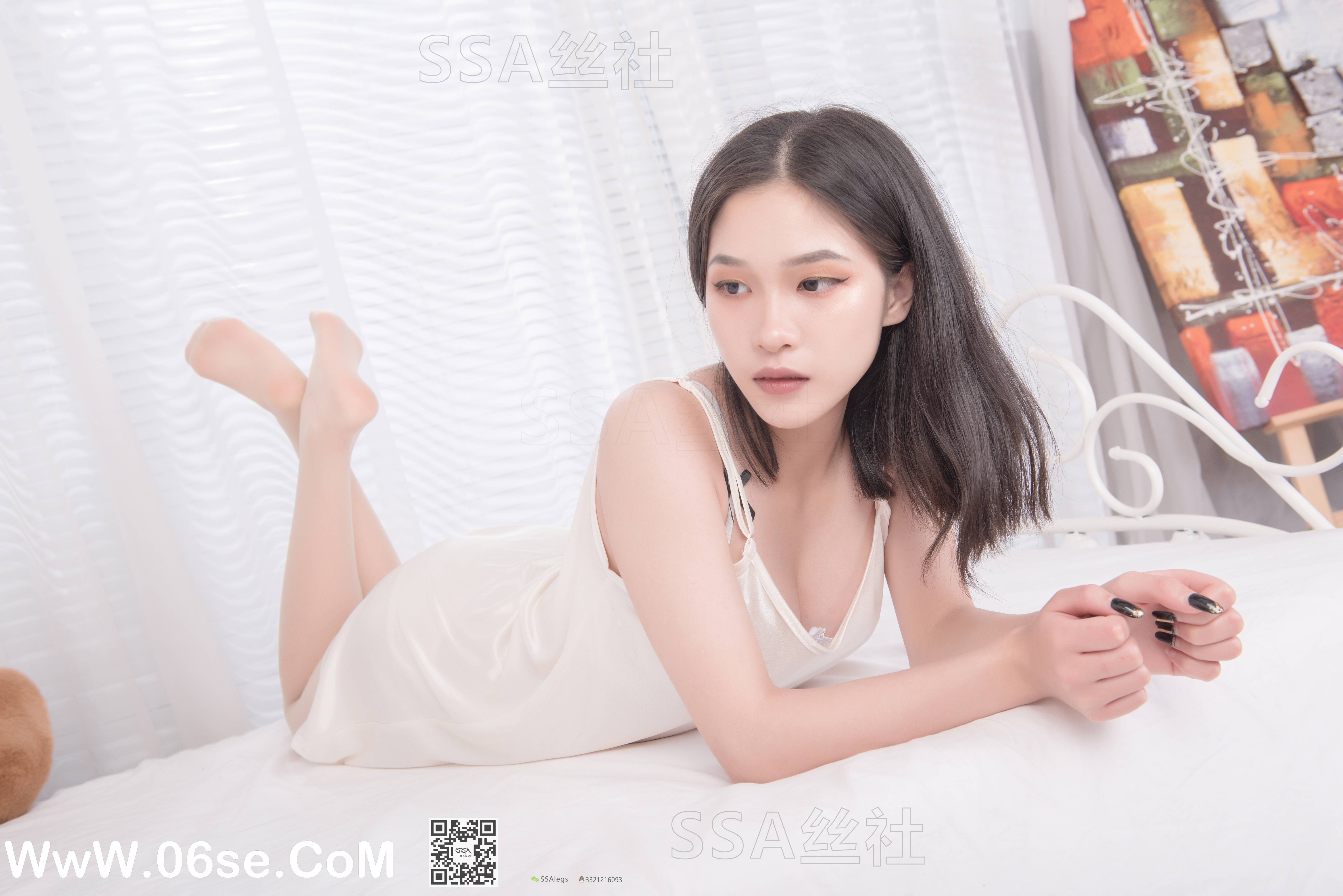 图片[94]-[SSA丝社] NO.091 佳佳 小丝妹佳佳的睡衣私房[142P1.13G]-六色网