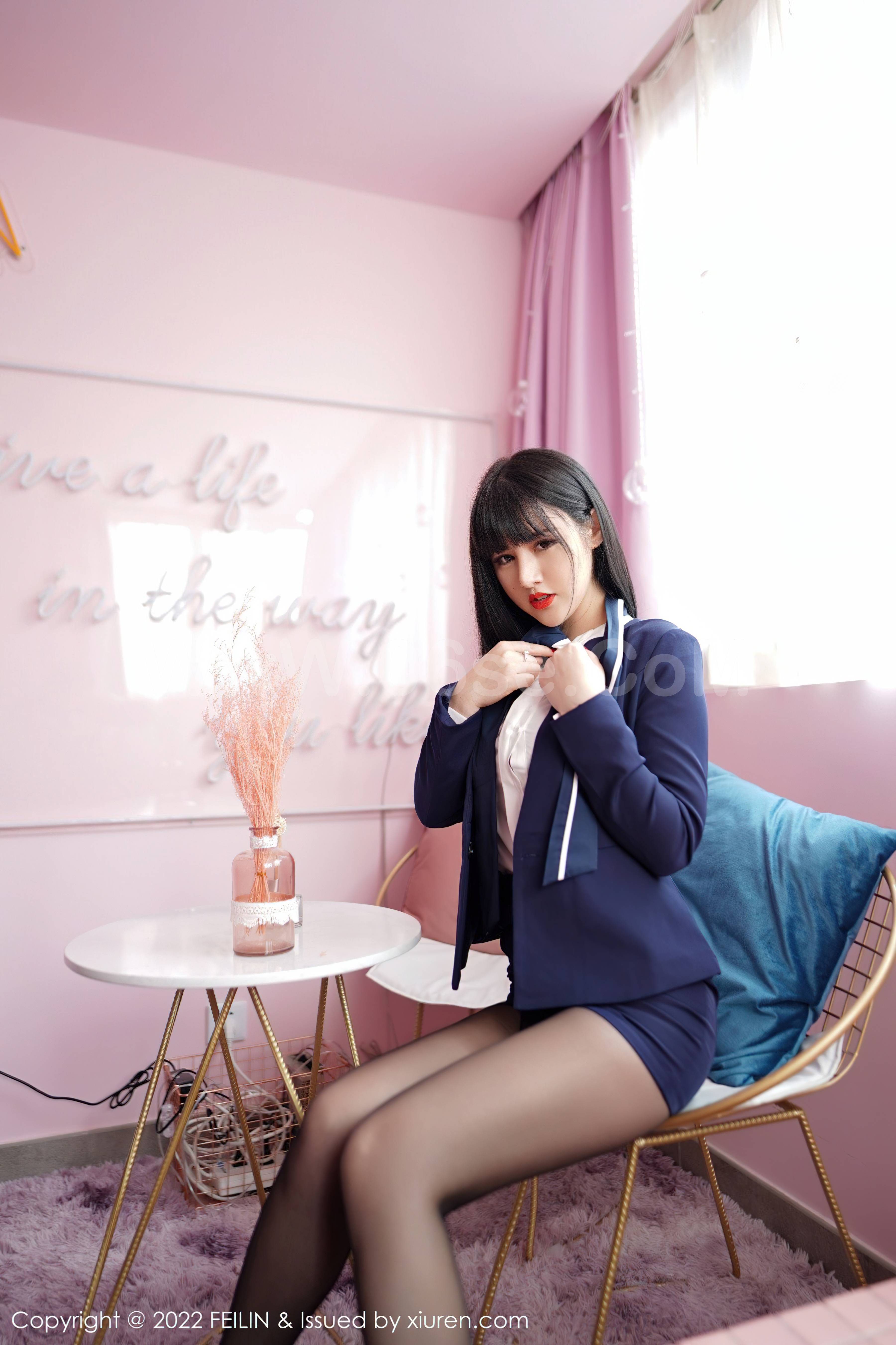 图片[10]-[FEILIN嗲囡囡] 2022.03.08 Vol.432 诗诗kiki[86P]-六色网