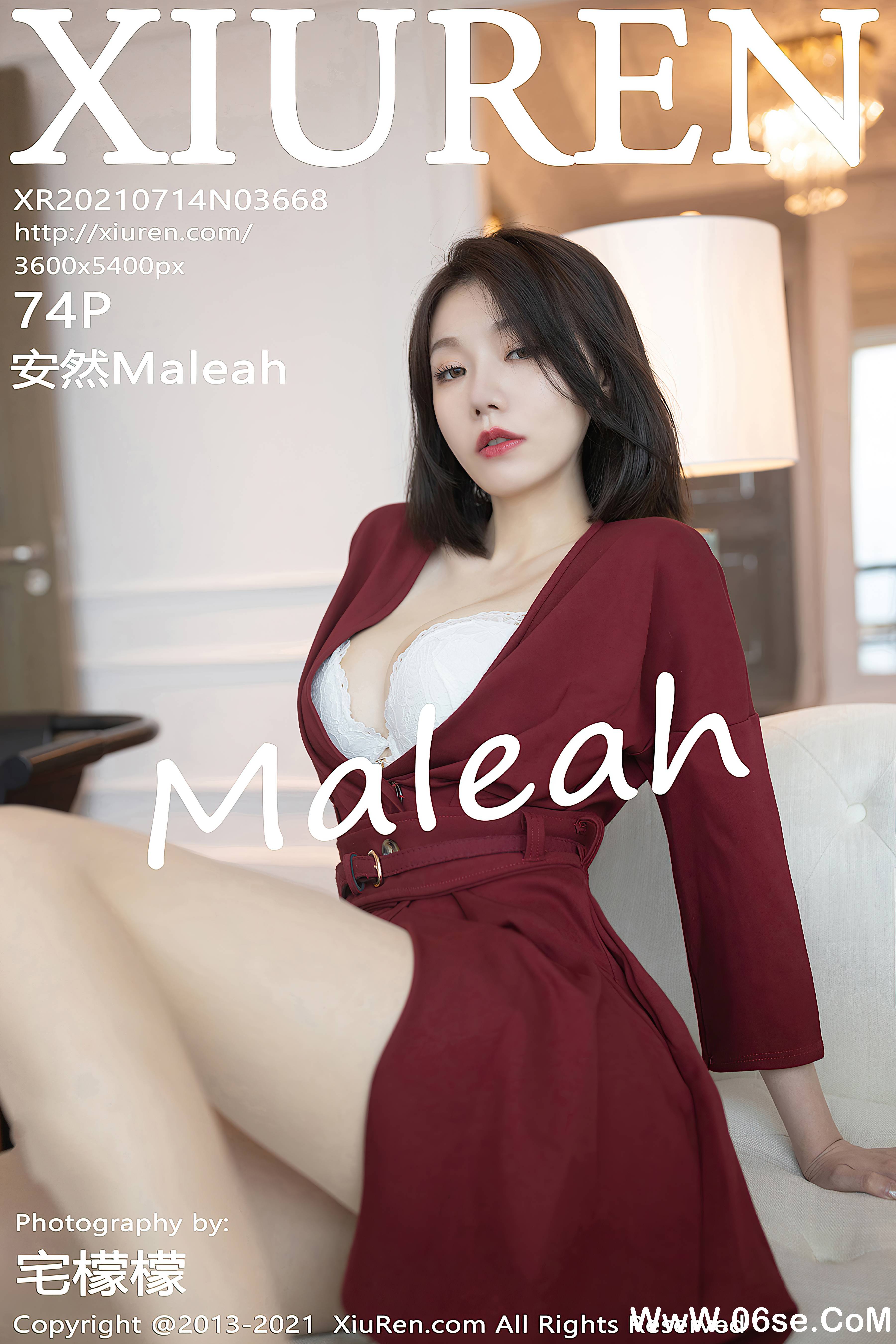 [XIUREN秀人网] 2021.07.14 NO.3668 安然Maleah[74+1P654M]-六色网