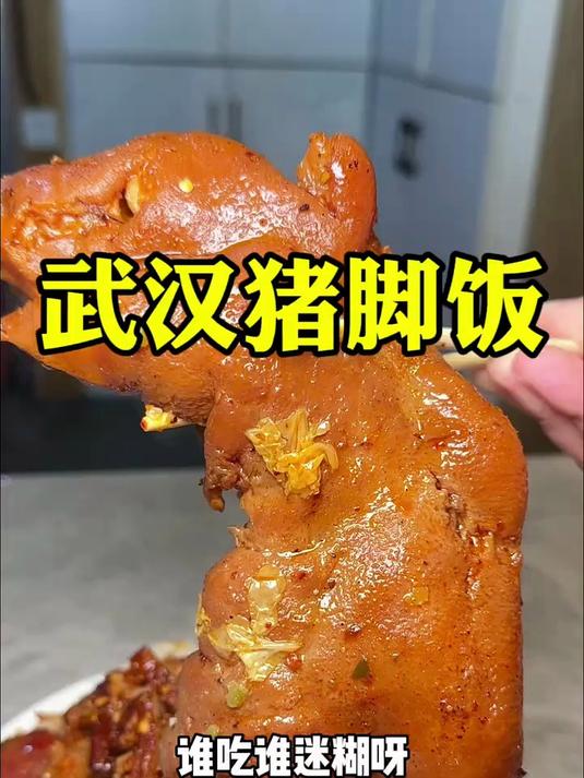 武汉街边全家福猪肘饭 41元满满当当一大份