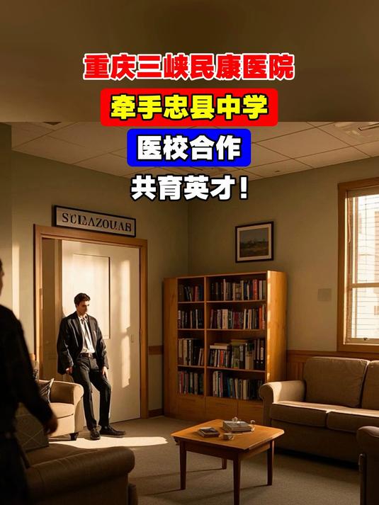 重庆三峡民康医院,牵手忠县中学,医校合作,共育英才!