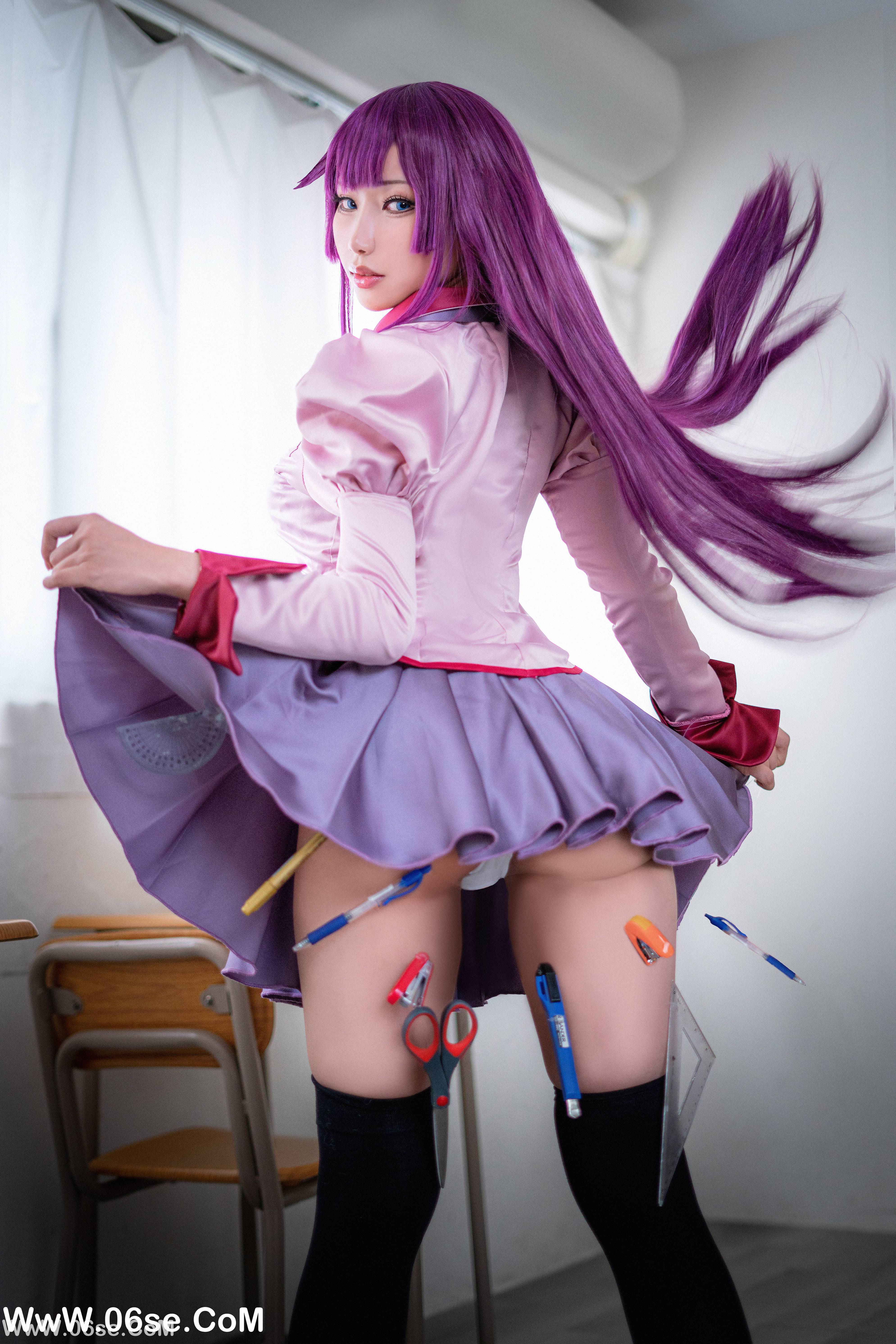 图片[14]-Hane Ame 雨波写真 NO.023 – 化物语 战场原[17P+1V86M]-六色网
