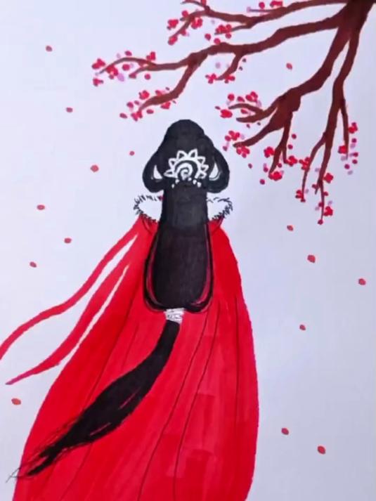 古风人物绘画