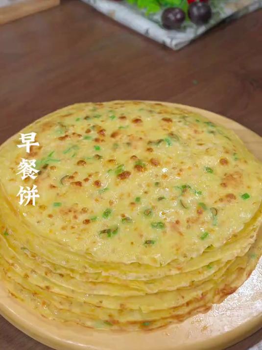 早餐不知道吃什么那就试试这个鸡蛋饼吧