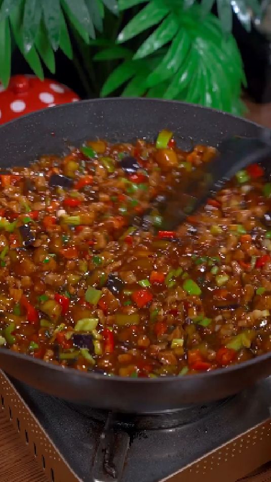 茄子打卤面的做法