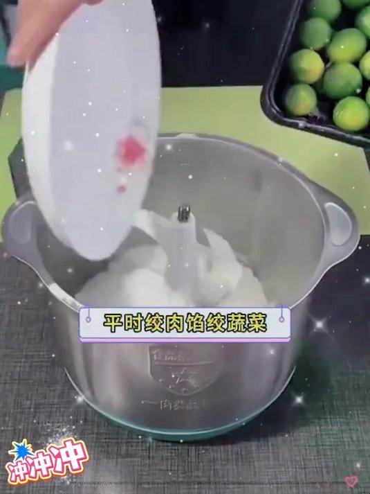 外面肉馅不卫生，家用绞肉机，食材新鲜看得见#省心省力居家宝典#