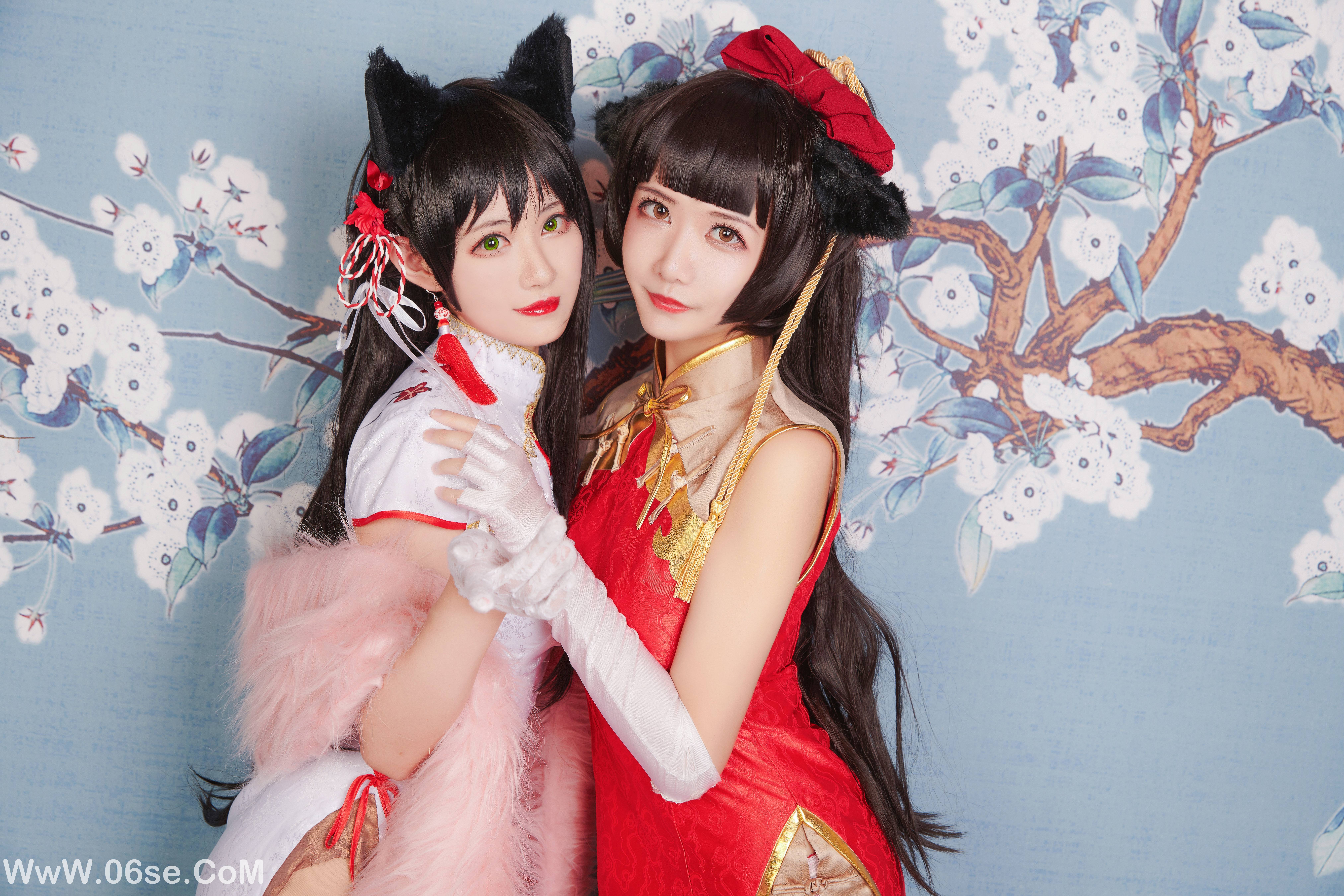 图片[12]-源纱希喵喵喵 NO.004 &Meiyi_烛墨 犬獒旗袍 [12P157M]-六色网