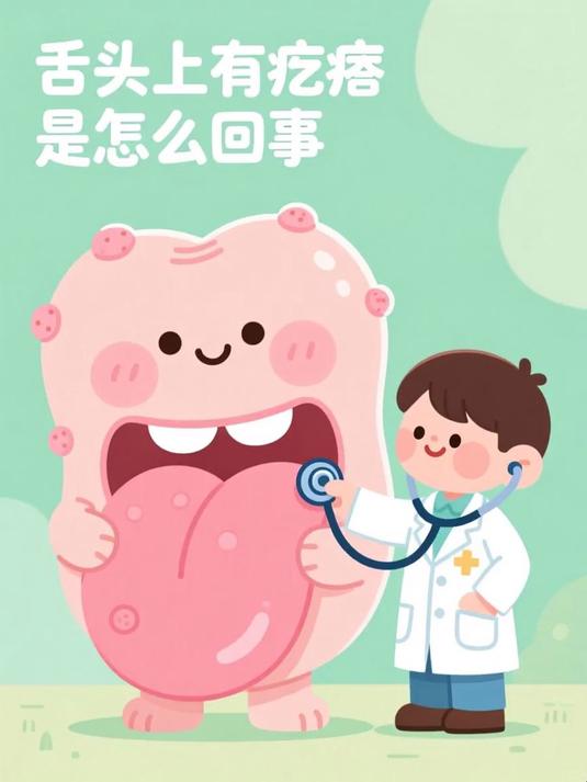 舌头上有疙瘩是怎么回事 #健康扬帆季#