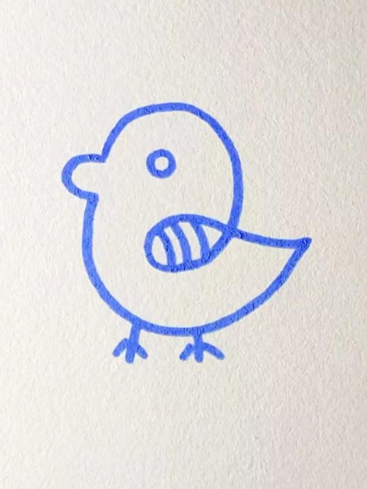画小鸭子