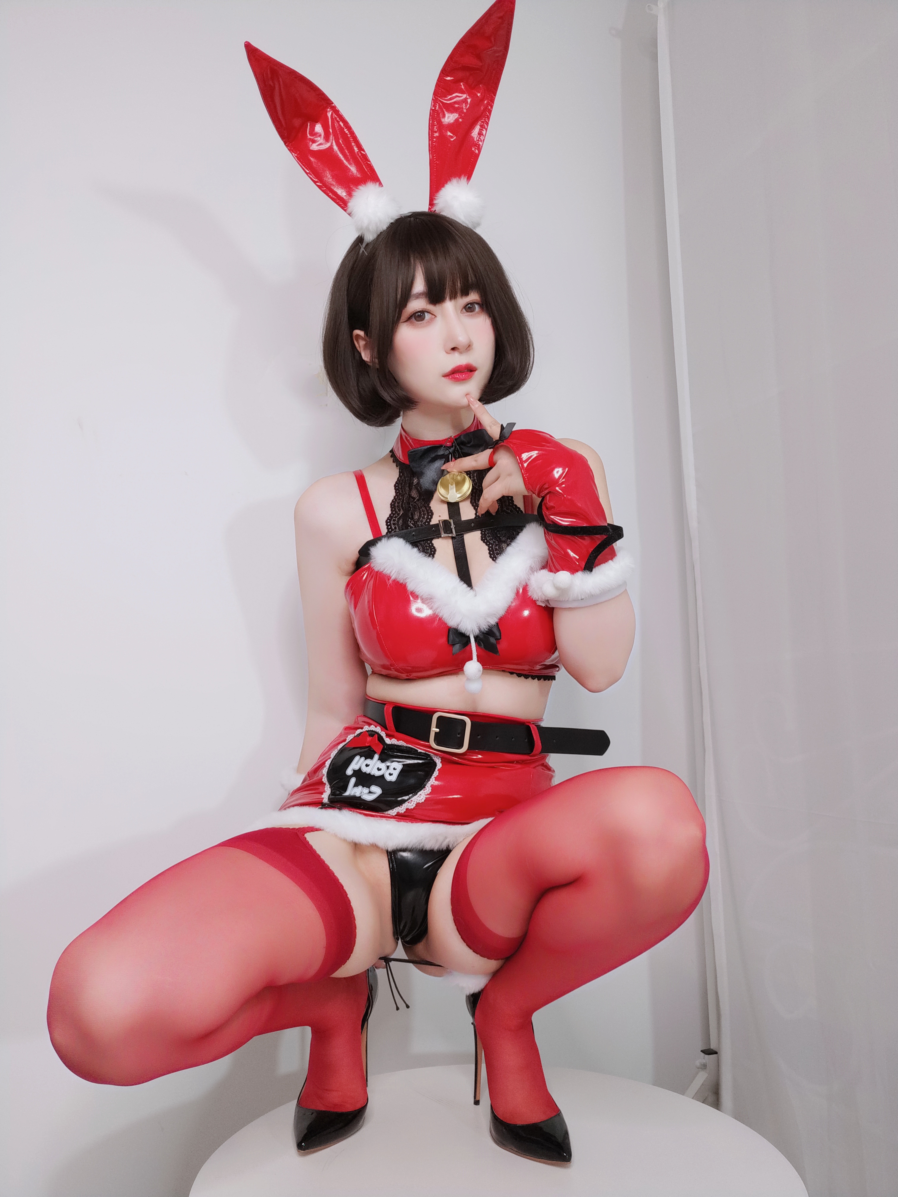 图片[29]-Coser小姐姐白银 NO.160 — Christmas Bunny [50P138M]-六色网