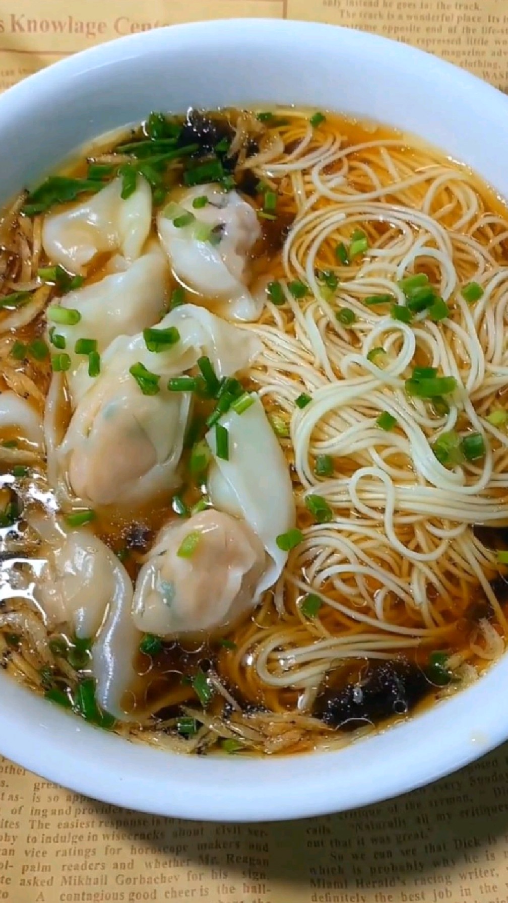 这碗清汤云吞面味道怎么样