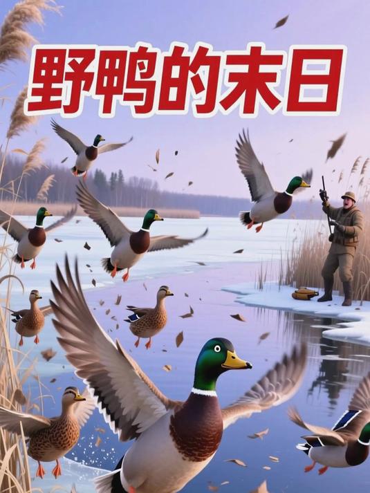 国外猎人抓捕野鸭简直太不讲武德了