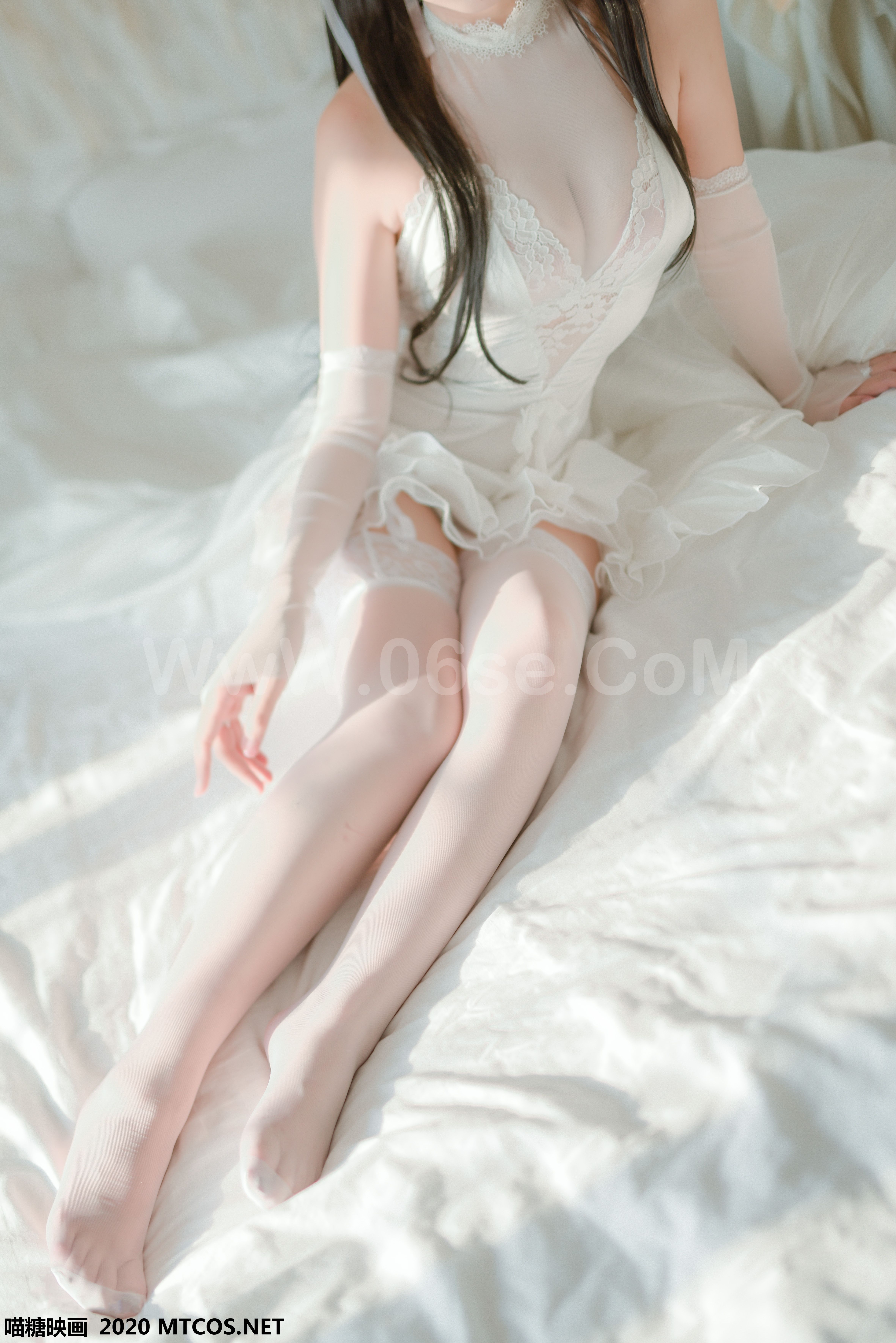 图片[15]-[MTCos] 喵糖映画 Vol.100 二佐Nisa 婚纱爱宕-六色网