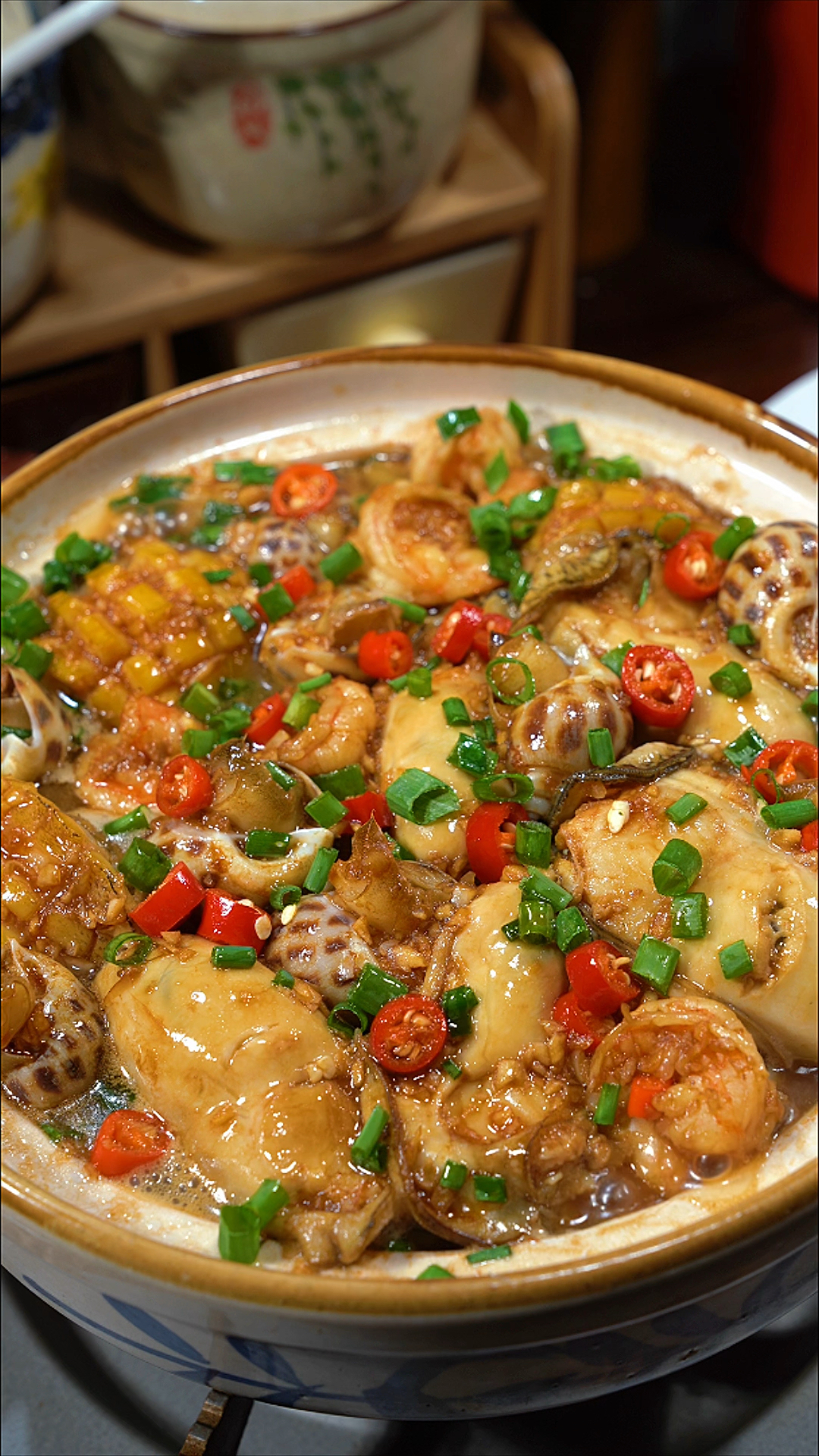 超好吃的肉末蒜蓉生蚝海鲜煲,做法简单,鲜香美味又下饭