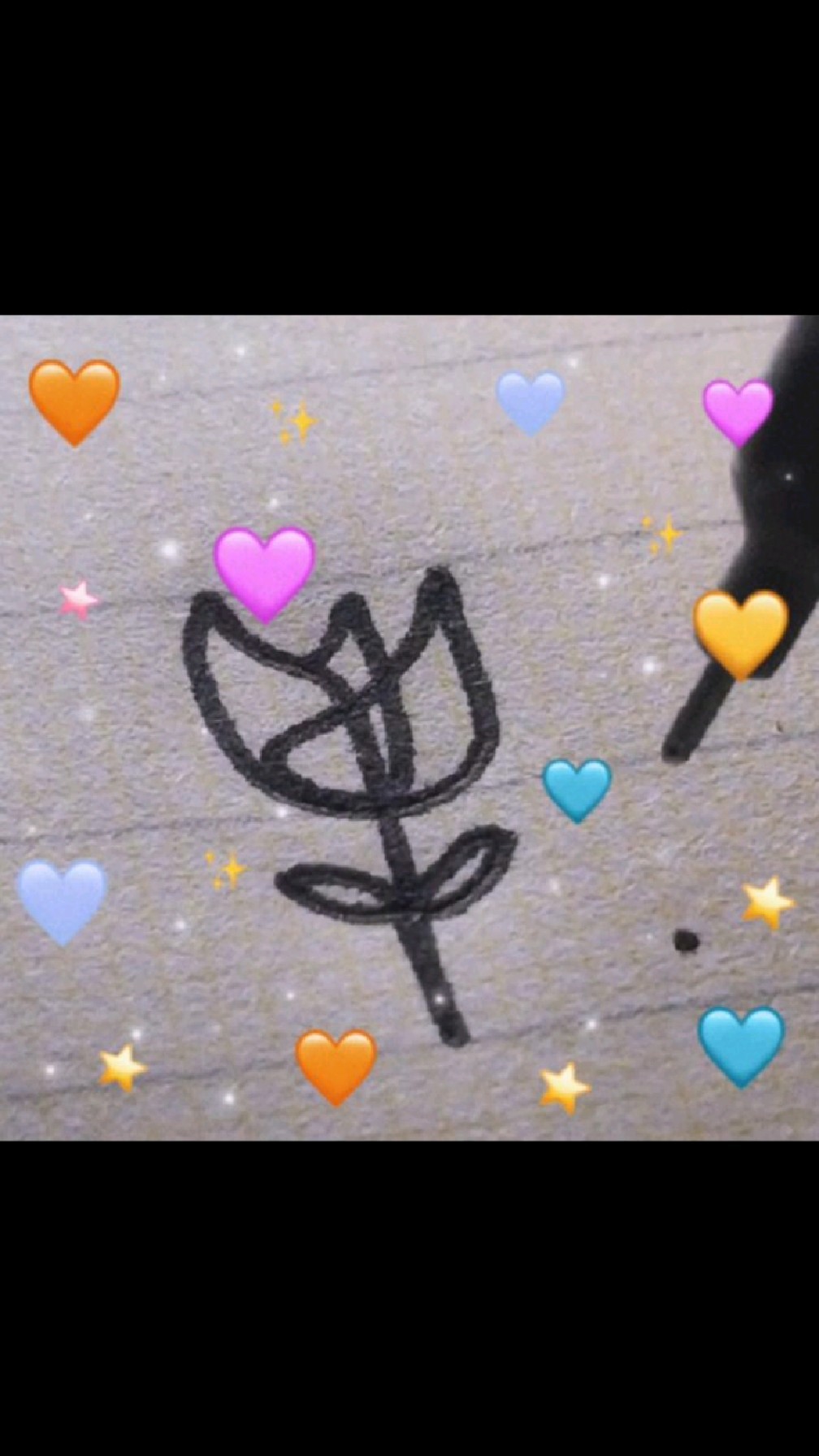 别再画玫瑰花了,试试这个郁金香吧hhhh