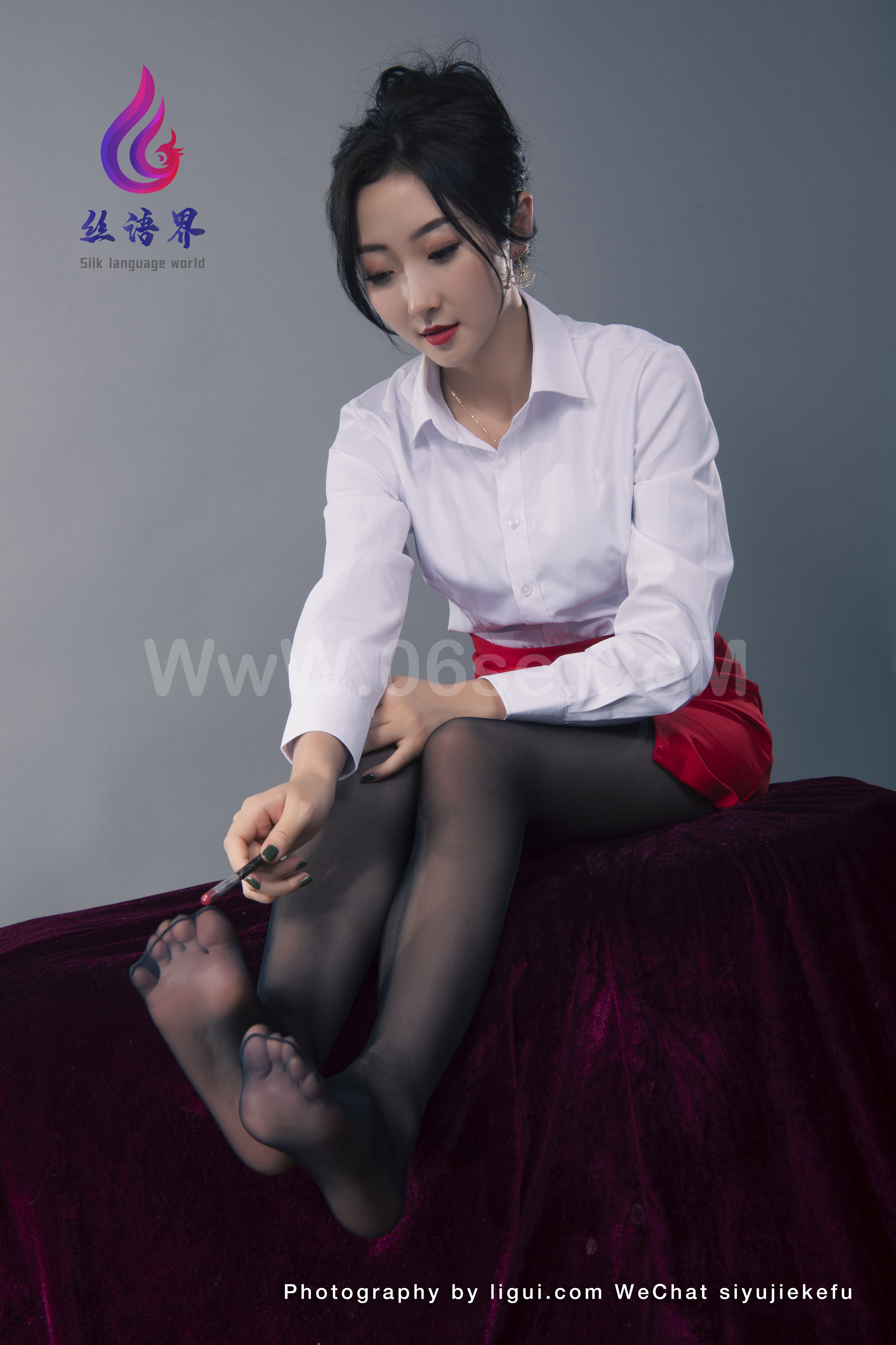 图片[26]-[Ligui丽柜] 2022.04.27 网络丽人 Model 愉心-六色网